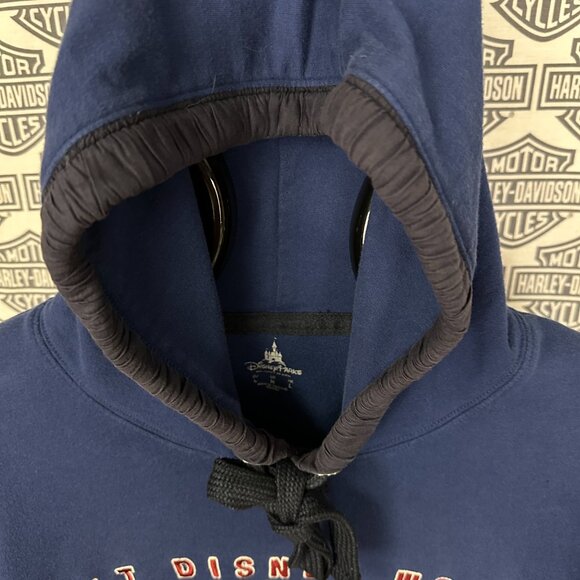 Vintage Y2K Embroidered Walt Disney World Mickey Mouse Hoodie Adult Medium - Picture 4 of 5